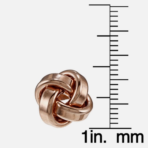 Sterling Silver Love Knot Earrings and 18\